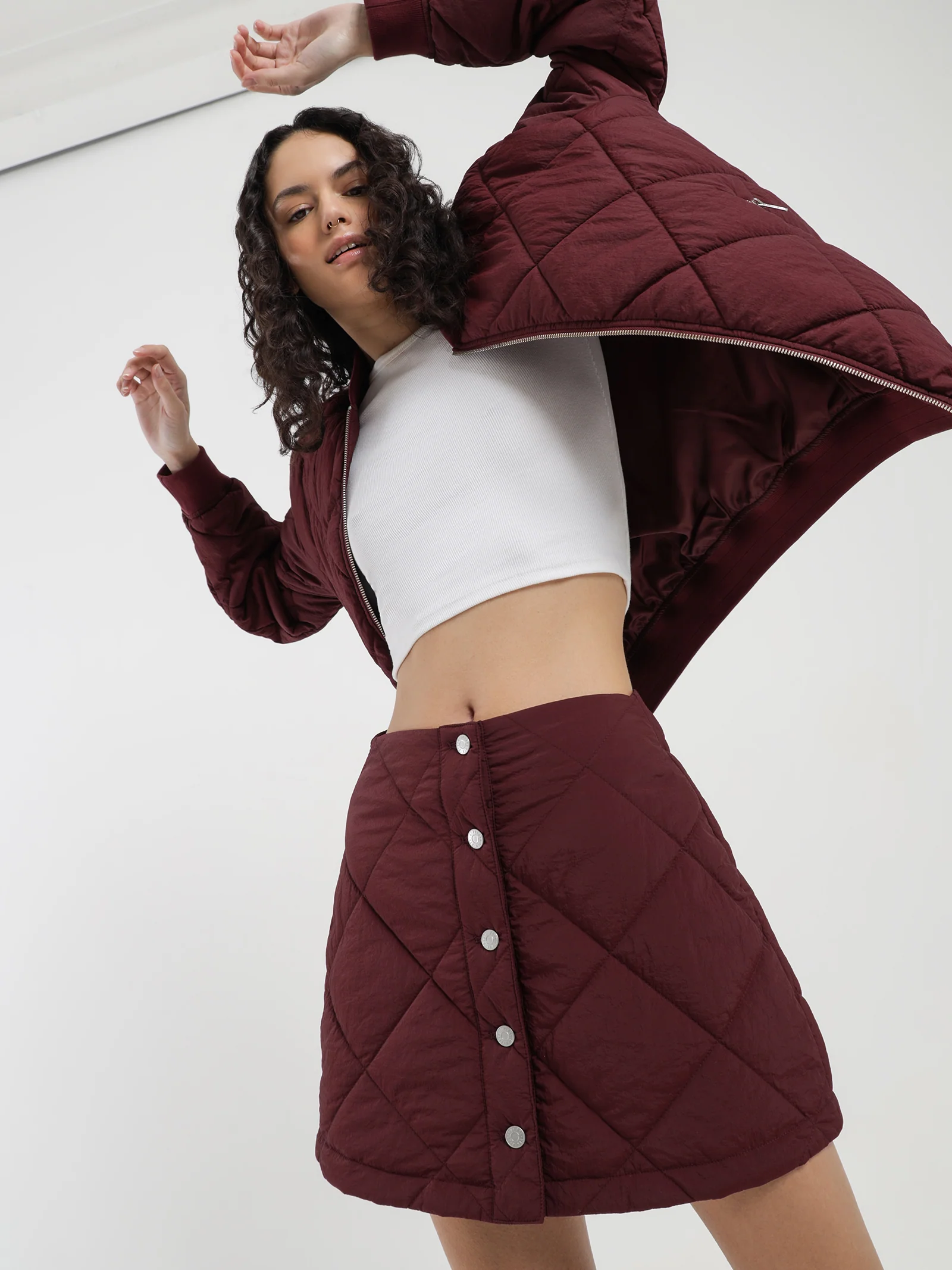 Zara Quilted Skirt