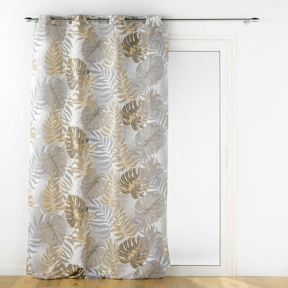 - Rideau  polyester Blanc 140 X 260