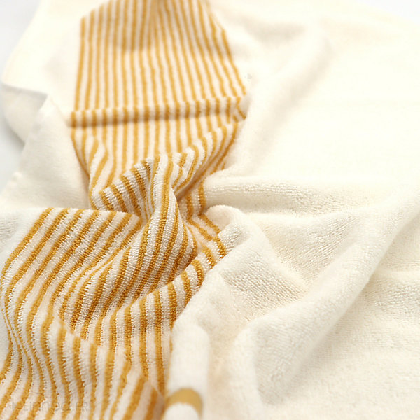 Drap de douche 70x140 cm coton RIBBON jaune
