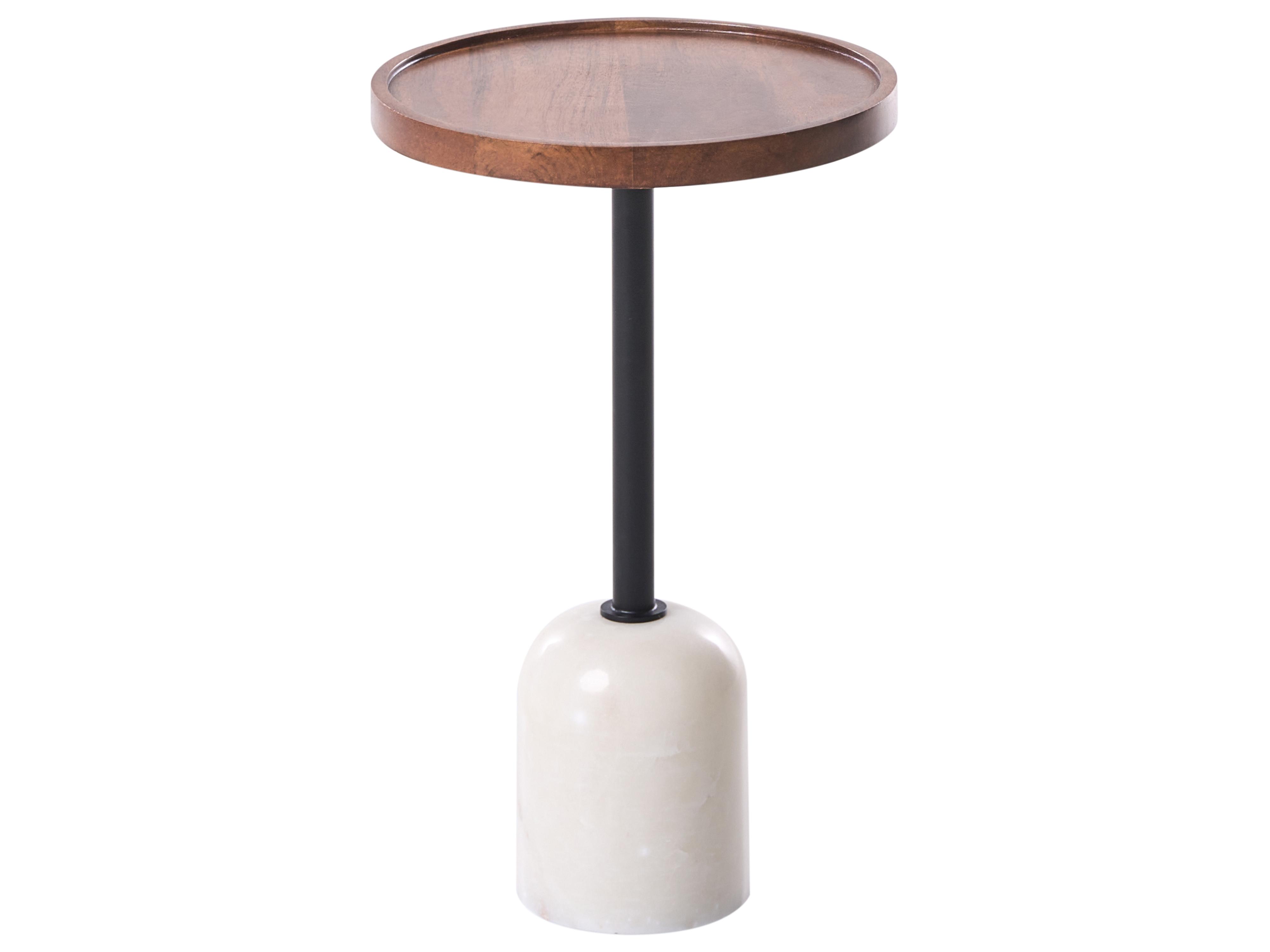 Side Table RAINY Metal White