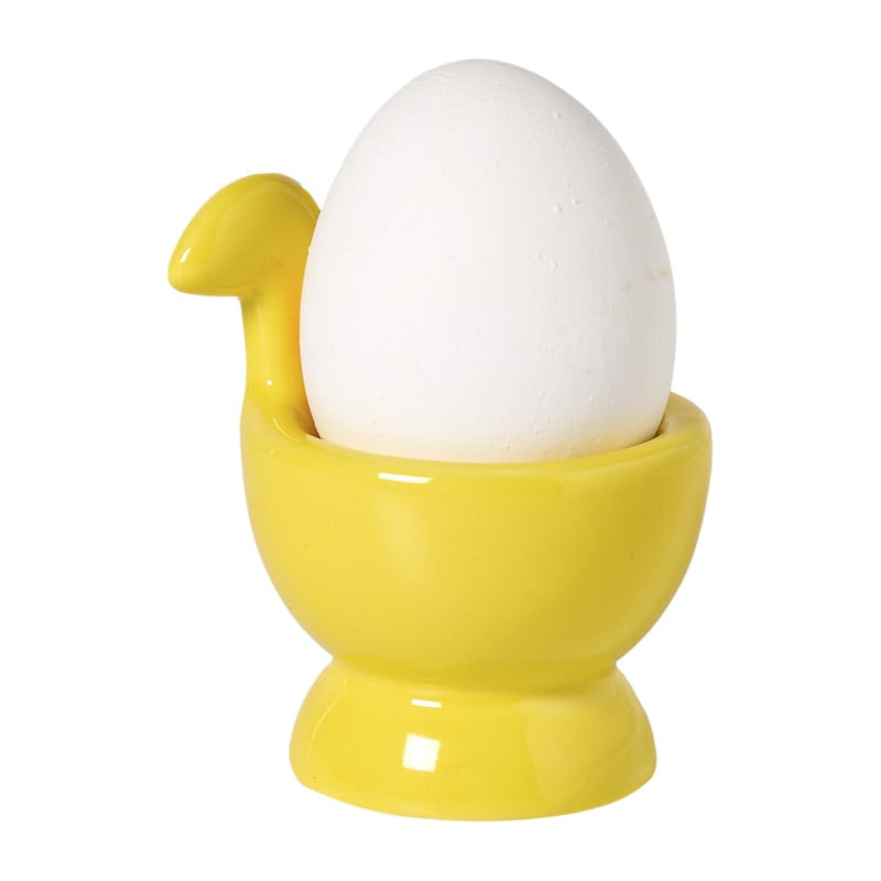 Eierdopje met oren - geel