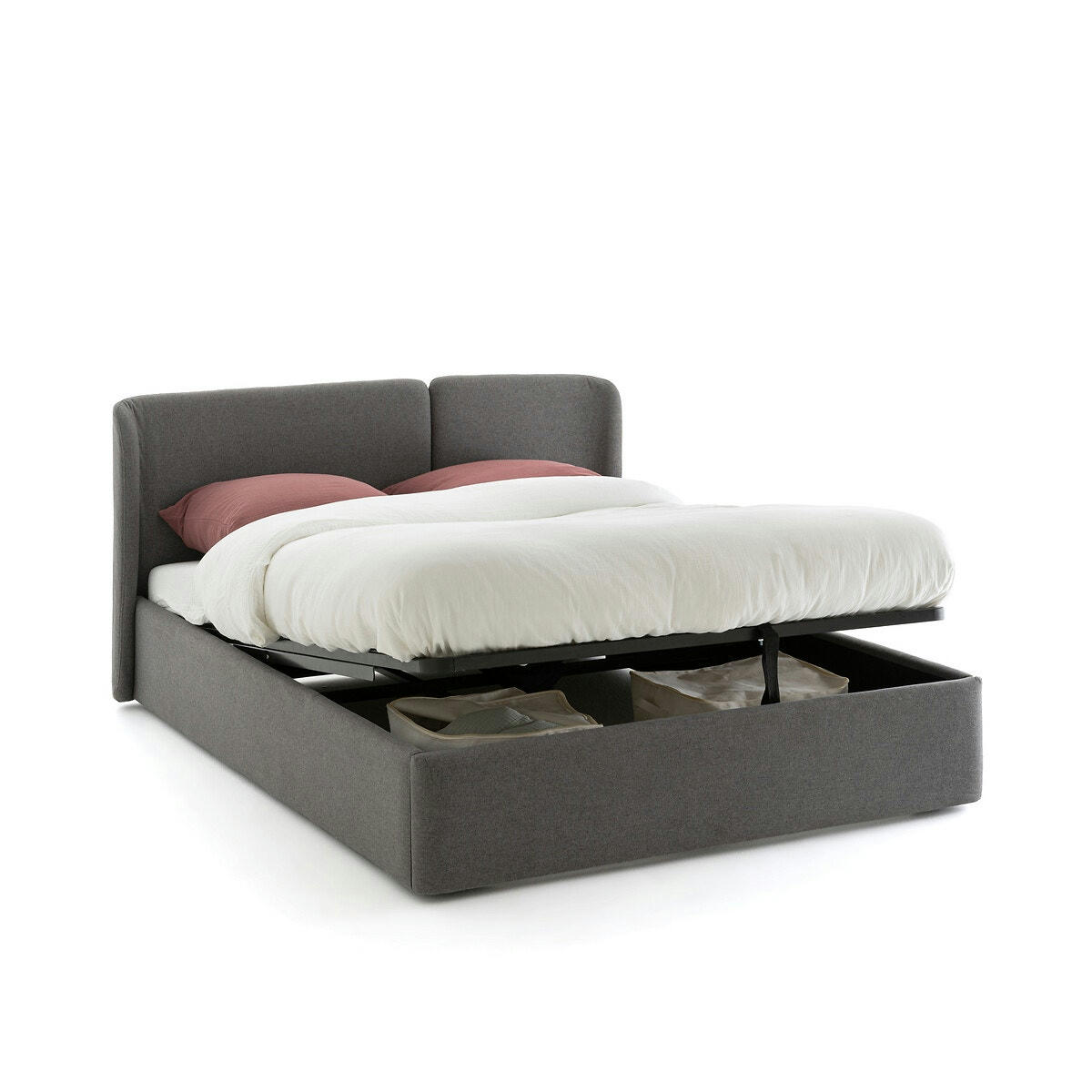 Lit coffre avec sommier relevable, Molona