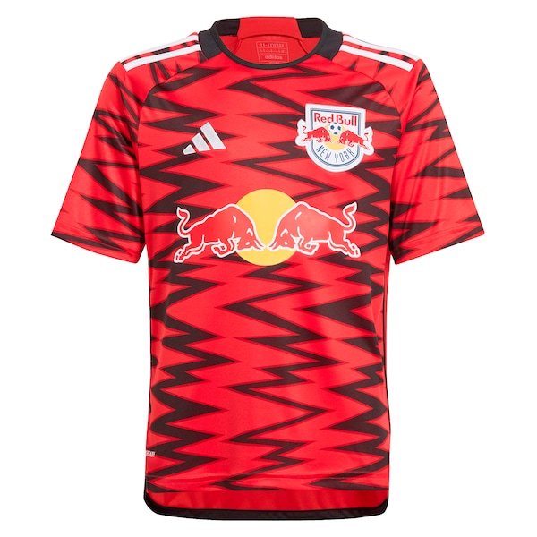 New York Red Bulls adidas Youth 2024 Legacy Replica Custom Jersey – Red