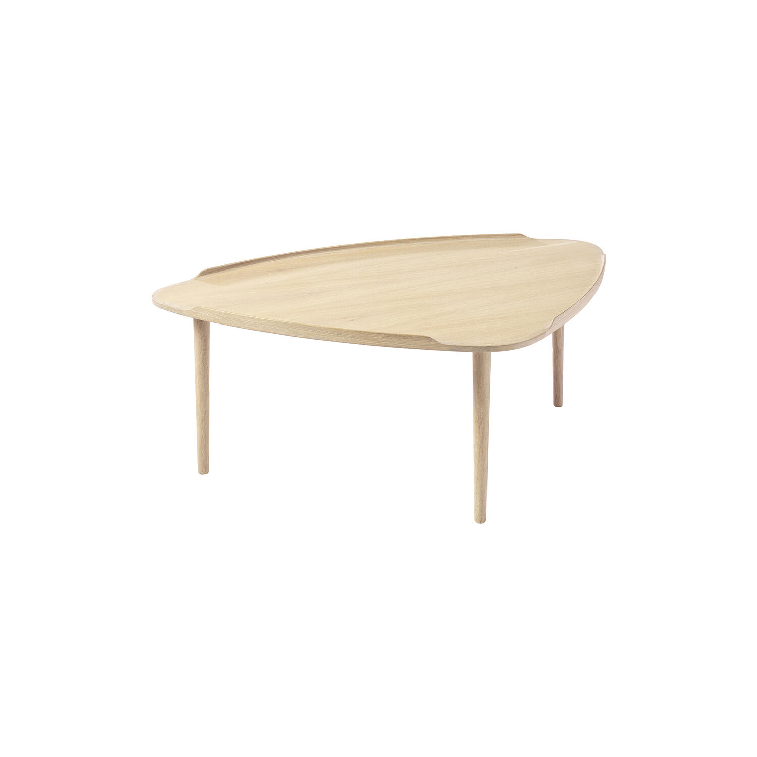No. 55 Table, hvidolieret eg