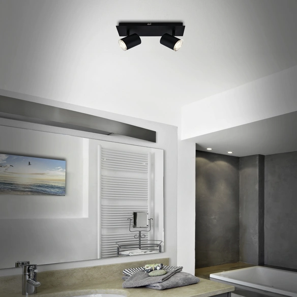 LED-Spotleuchte »BANYO«, Länge: 29 cm, Höhe: 11,2 cm, schwarz