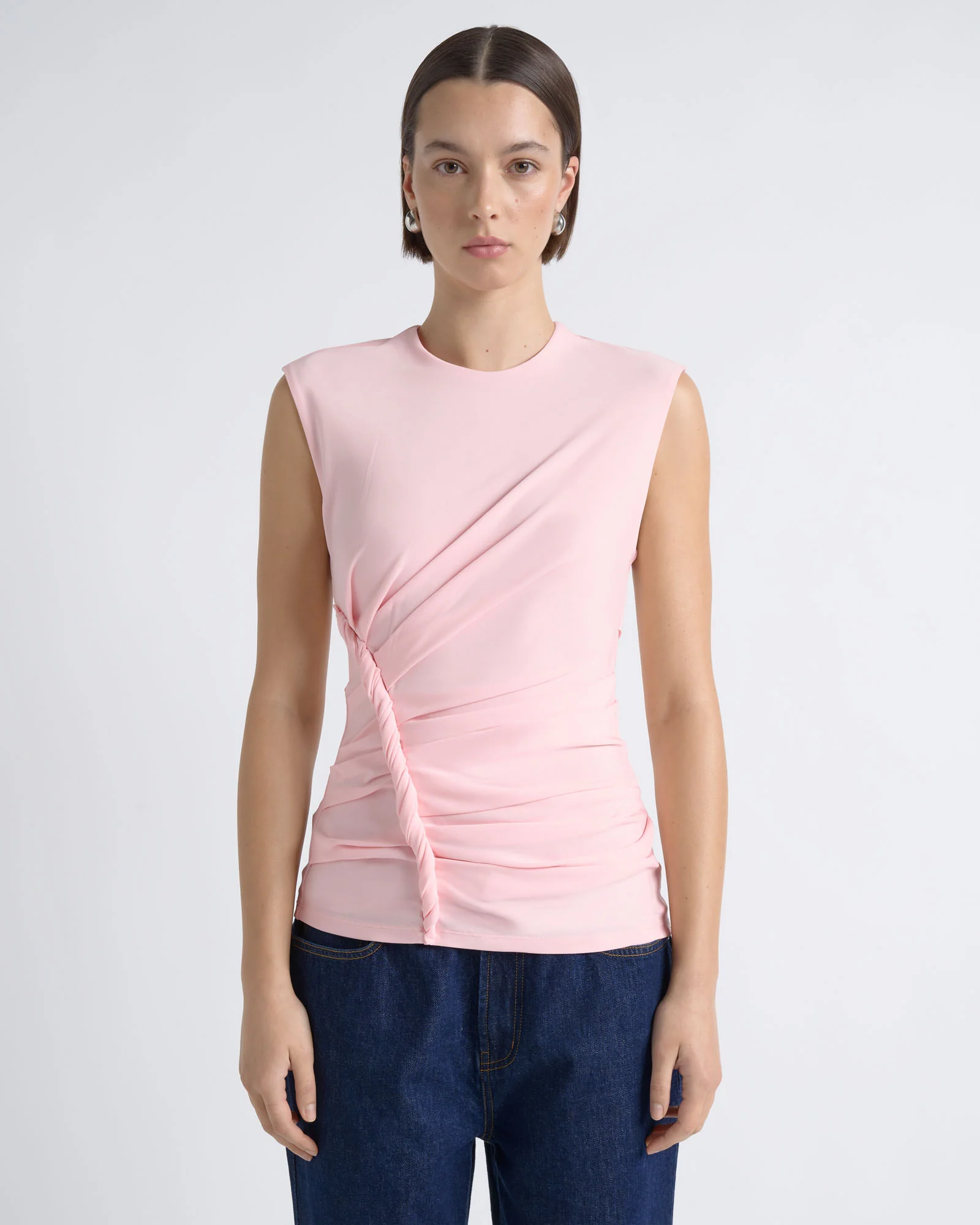 Sleeveless Twist Top
