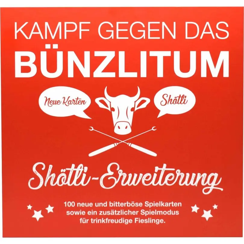 Party-Spiel 100er-Set Kampf gegen das Bünzlitum