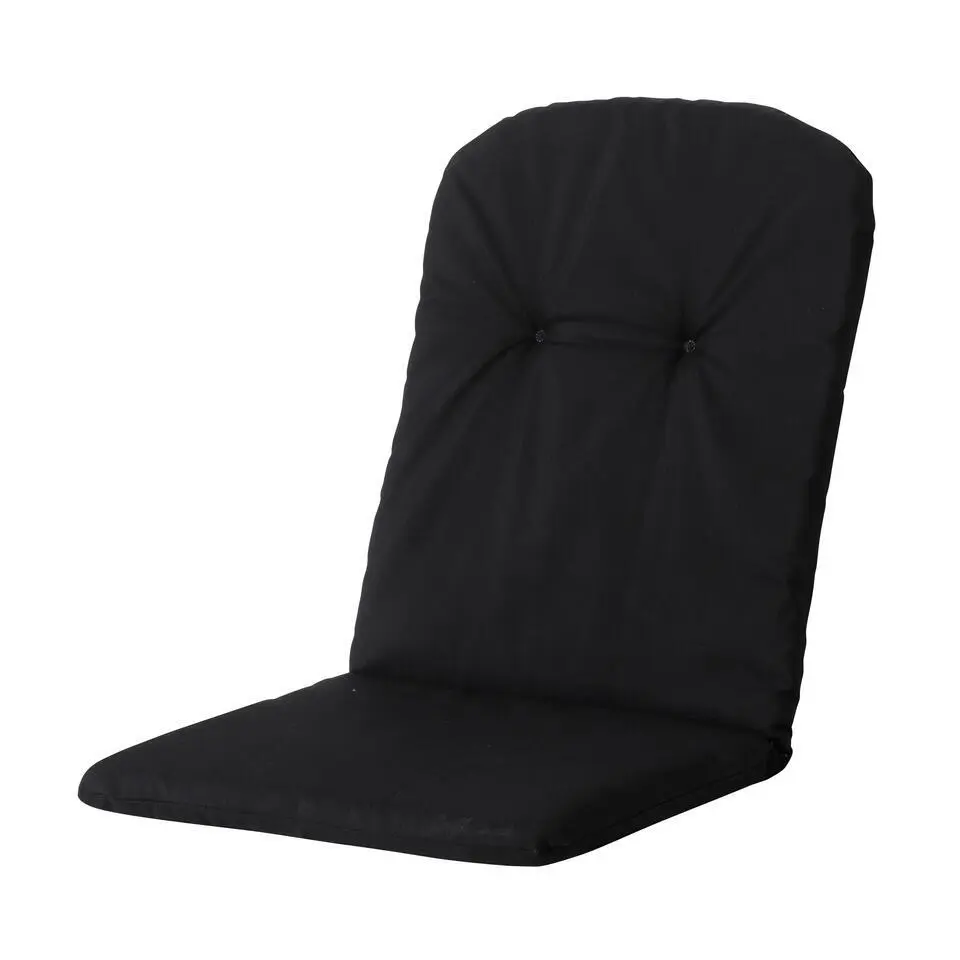 Madison - Kuipstoelkussen Hoge Rug Panama black - Ca. 96x45 cm - Set van 4