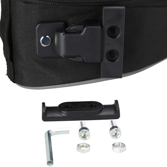 Satteltasche, Polyester, schwarz