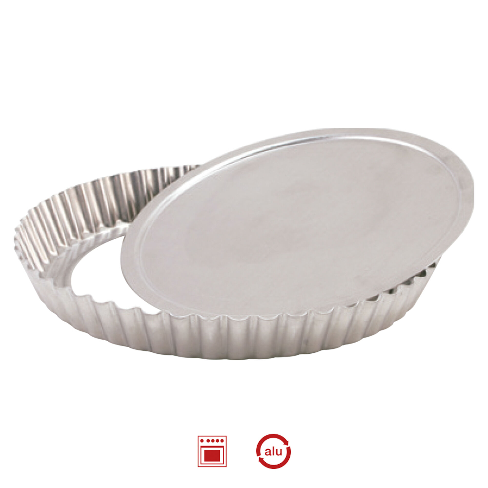 Forma para tarte LISA com base móvel