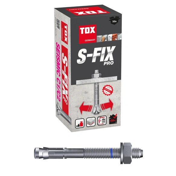 Bolzenanker »SFIX«, Stahl, verzinkt, 50 Stück, ØxL: 10 x 90 mm