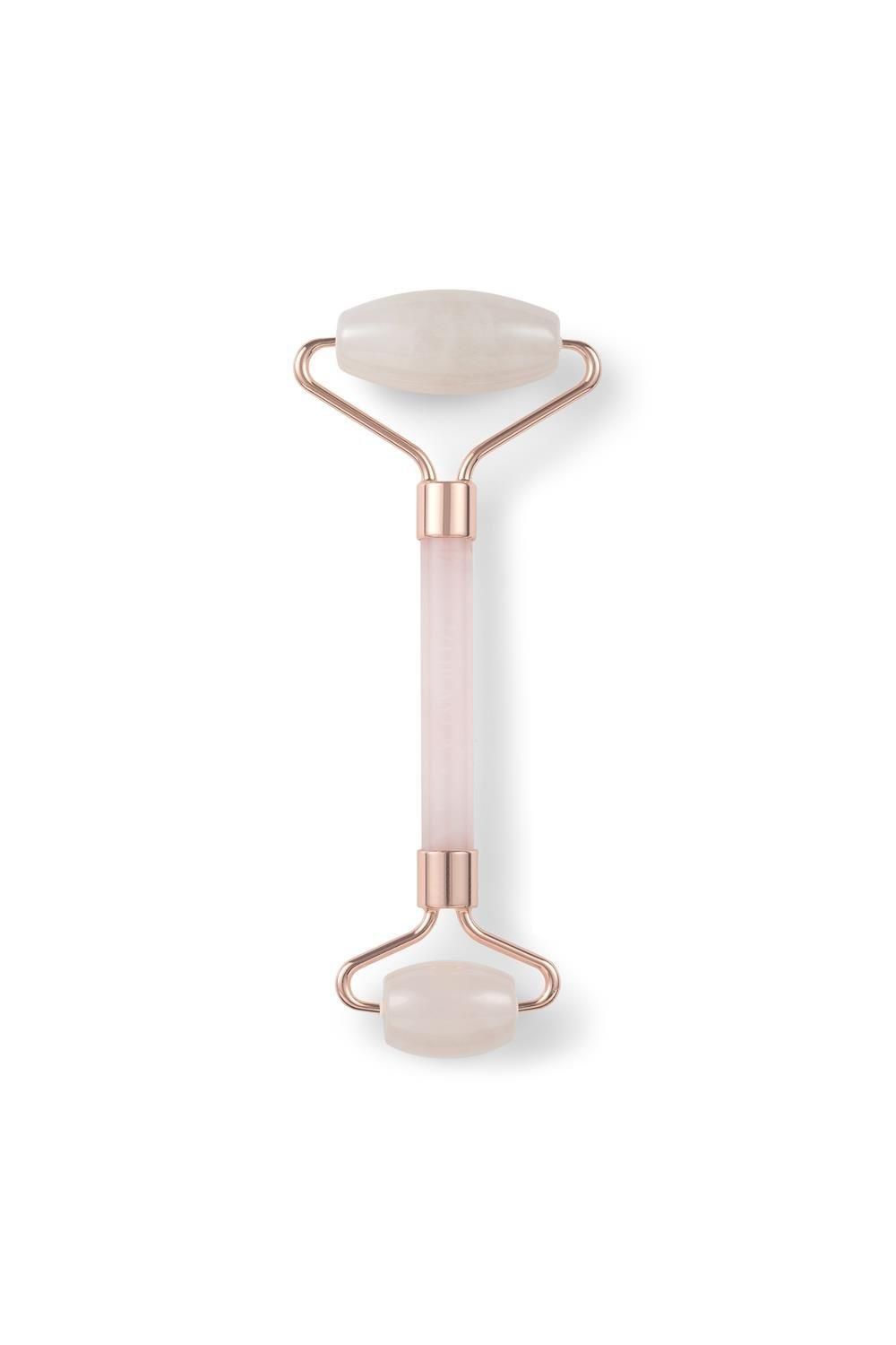 Zoe Ayla Luxurious Rose Quartz Facial Roller - Noiseless