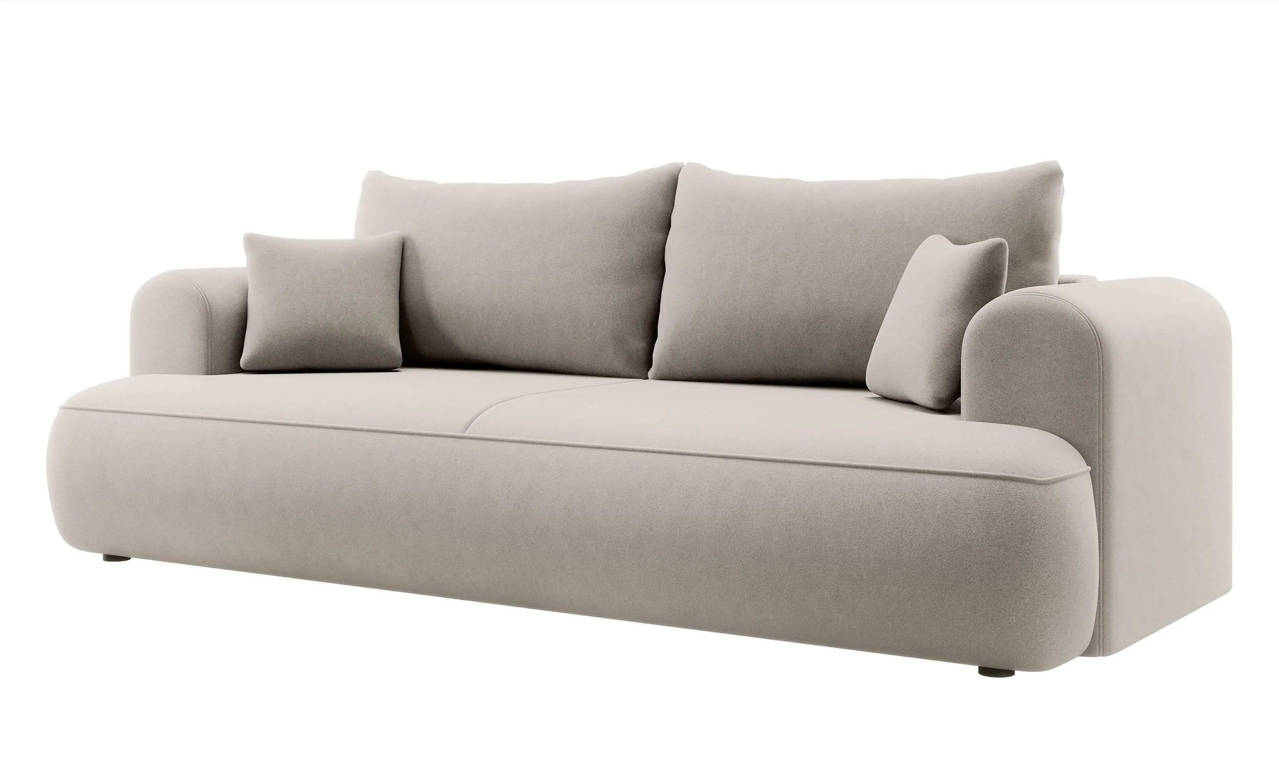 3-zitbank Philipa velvet met slaapfunctie