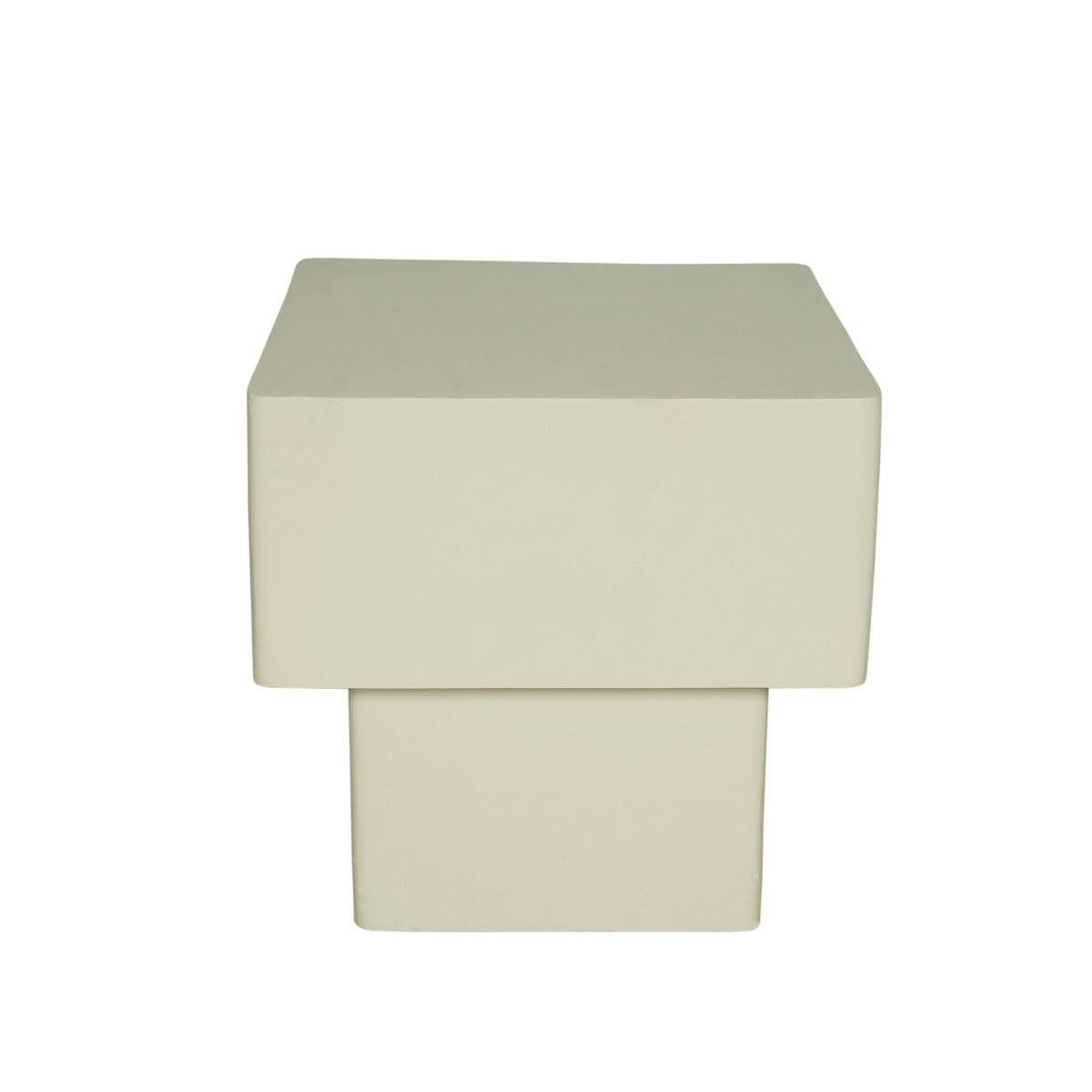 StarFurn Salontafel Saya - Vierkant Wit Hout - 50x50x45cm