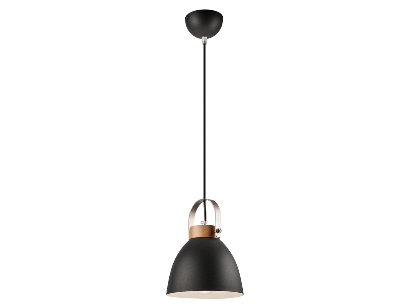 Lampa wisząca Danielle stalowa czarna
