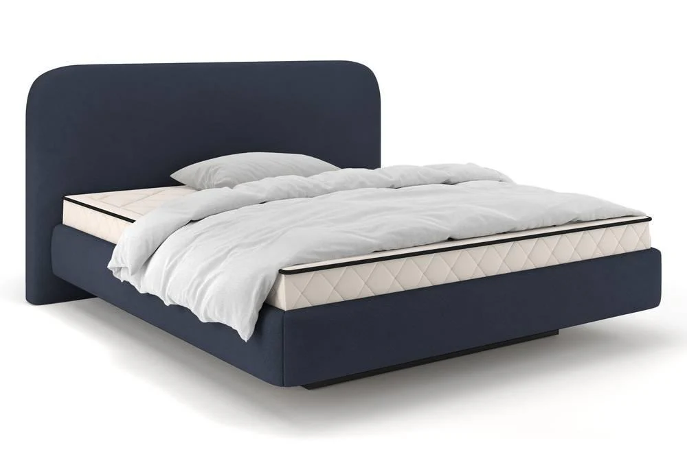 Bedframe Rosello 140 x 200 cm chenille met opbergruimte incl. matras