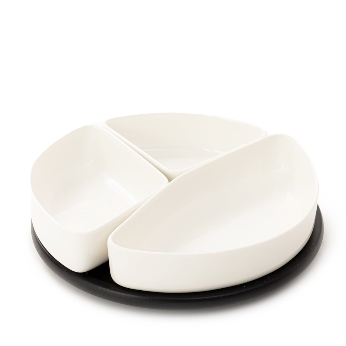 Półmisek FELKO z białymi miseczkami 24 cm
