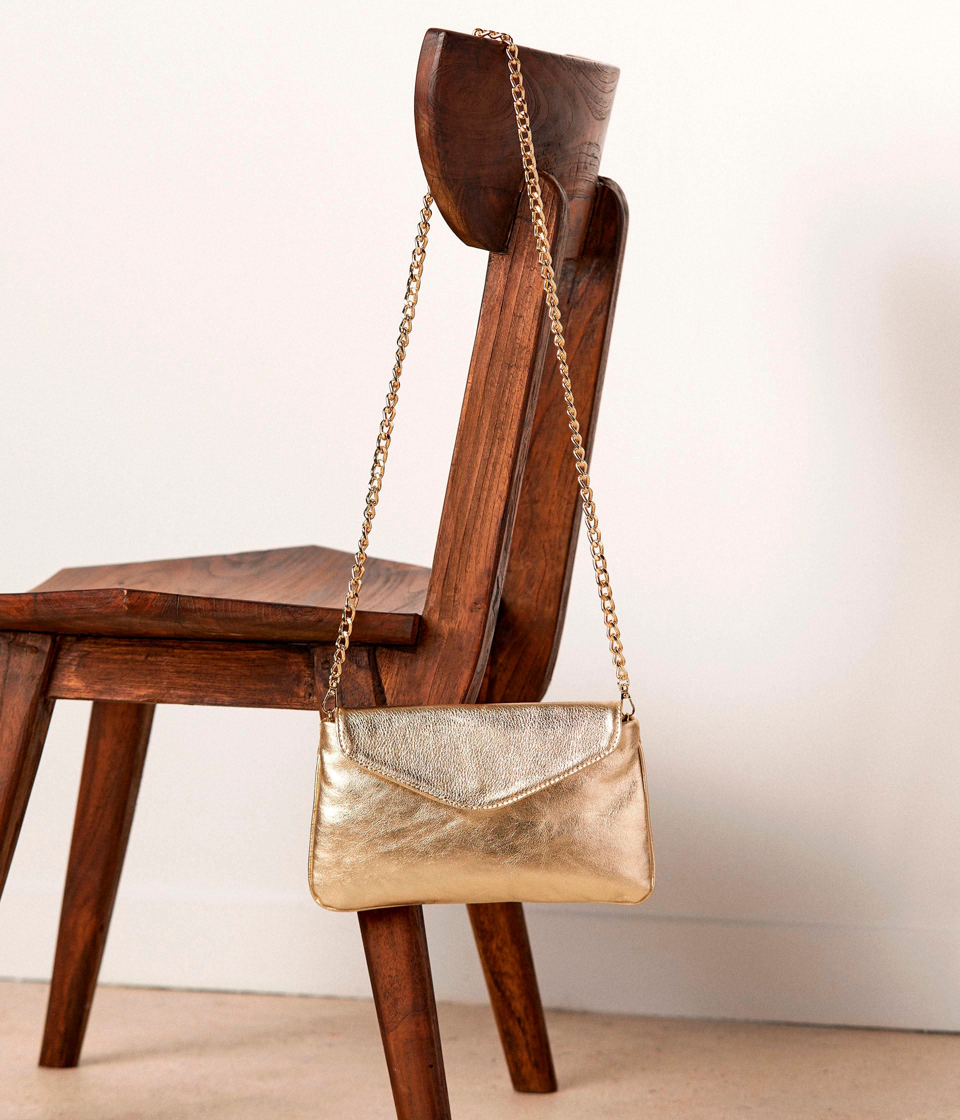 Sac cuir doré Martine