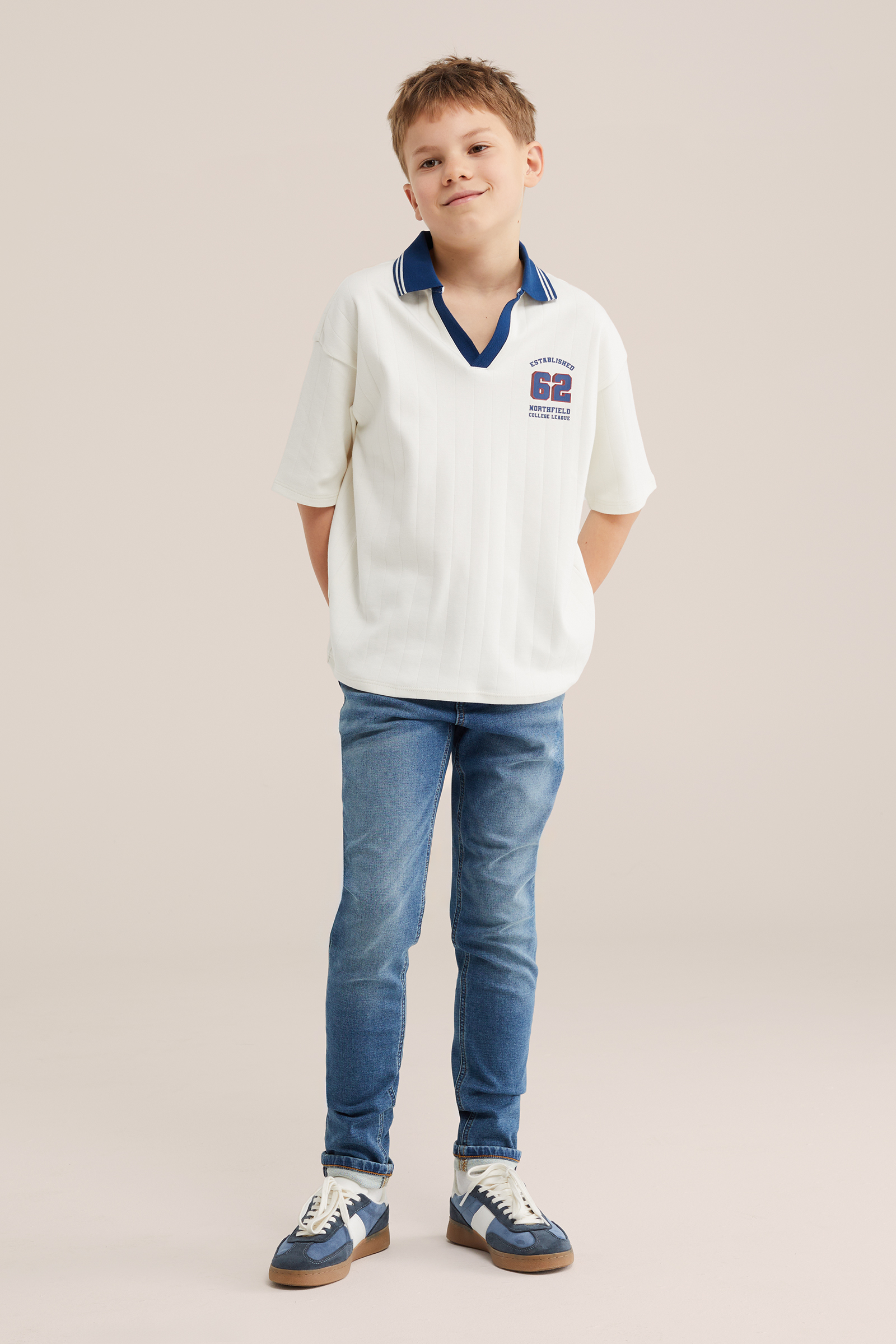 Jongens slim fit jeans met stretch