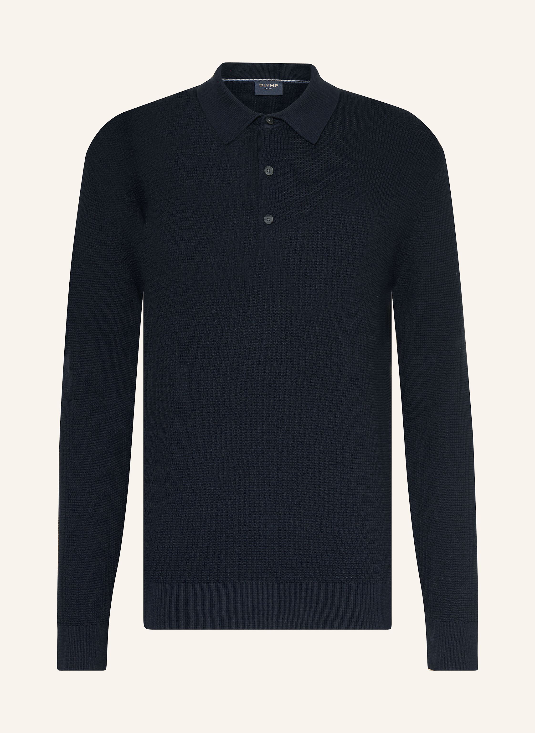 OLYMP Strick-Poloshirt