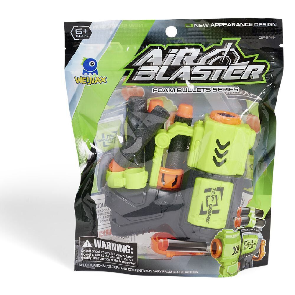 Pistolet Air Blaster avec 4 balles en mousse