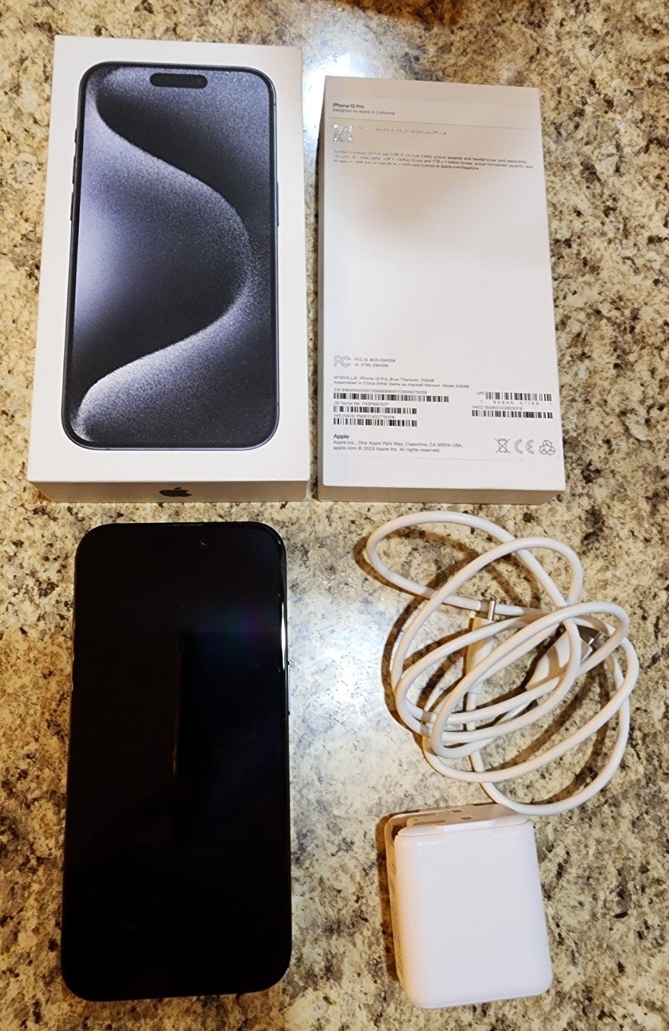 Apple iPhone 15 Pro - 128 GB - Blue Titanium Excellent Unlocked