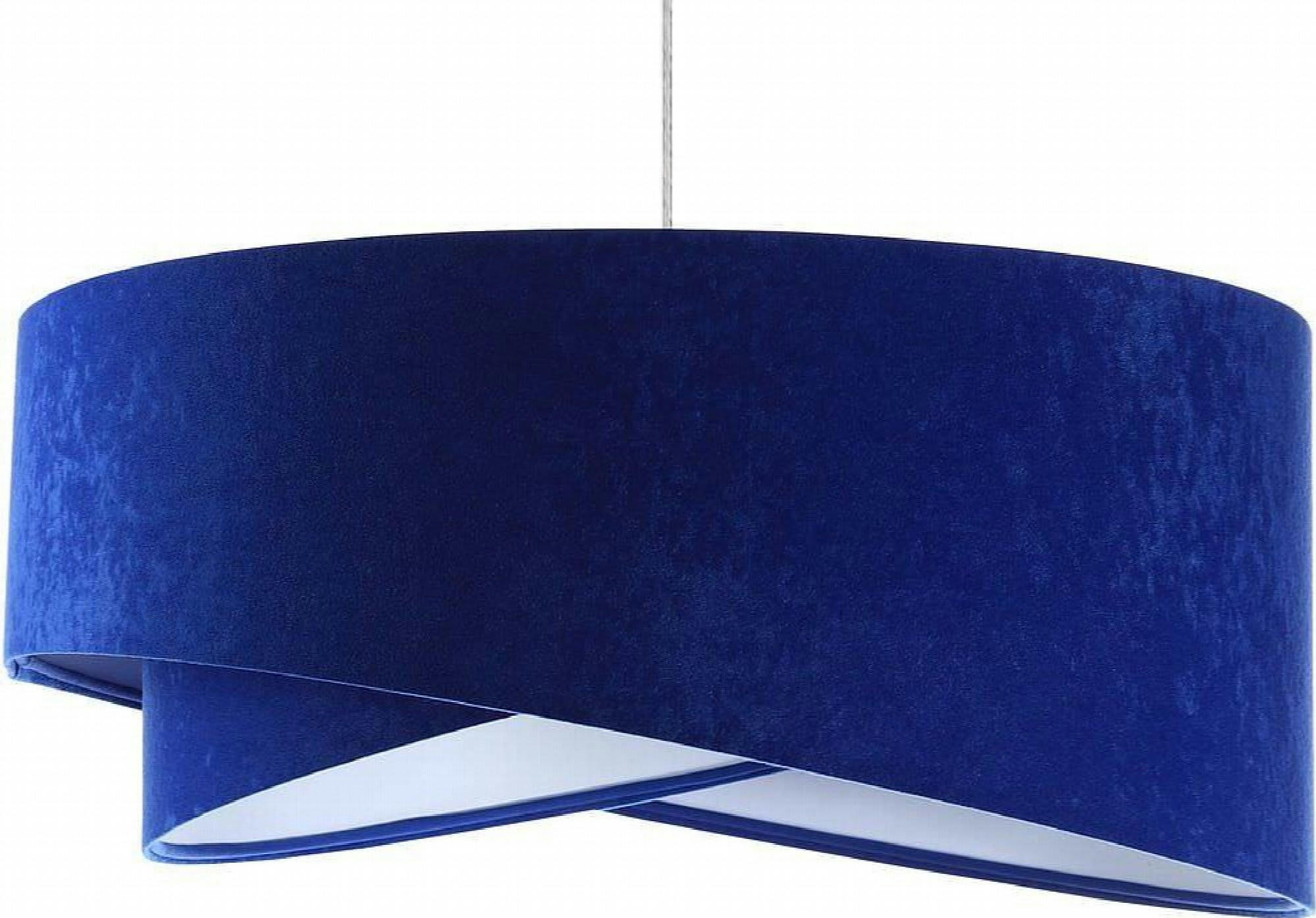 GALAXY - Suspension Tissu Bleu 50x50x105 cm