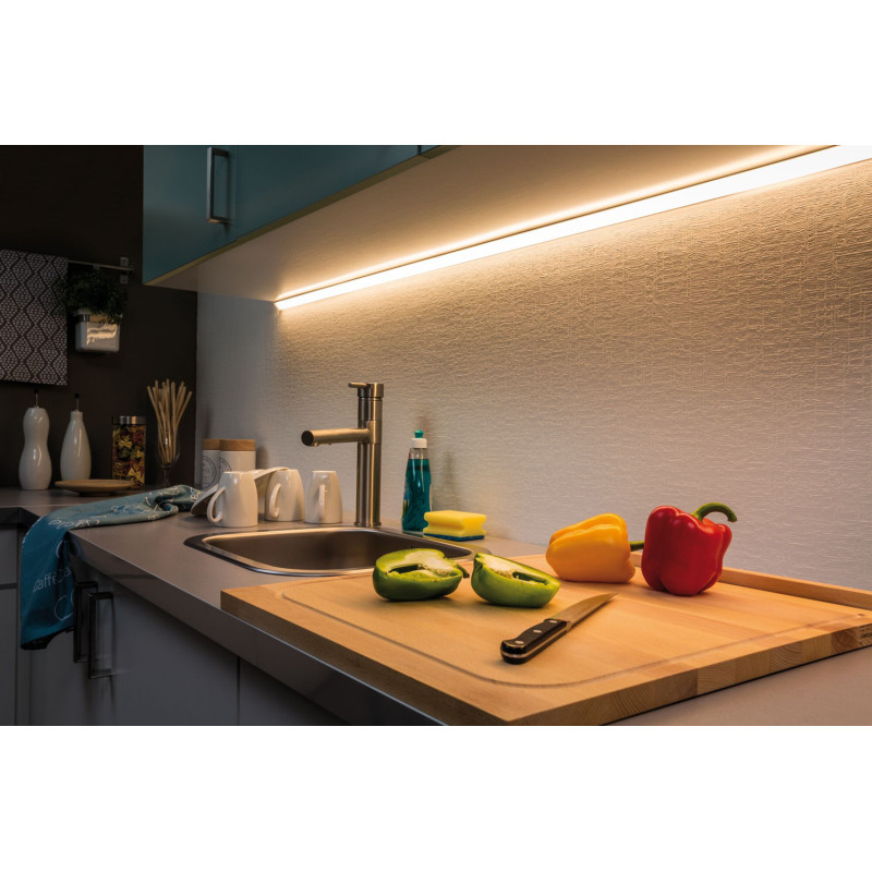 Ruban LED MaxLed 500 Stripe blanc chaud 1 m 7 W PAULMANN