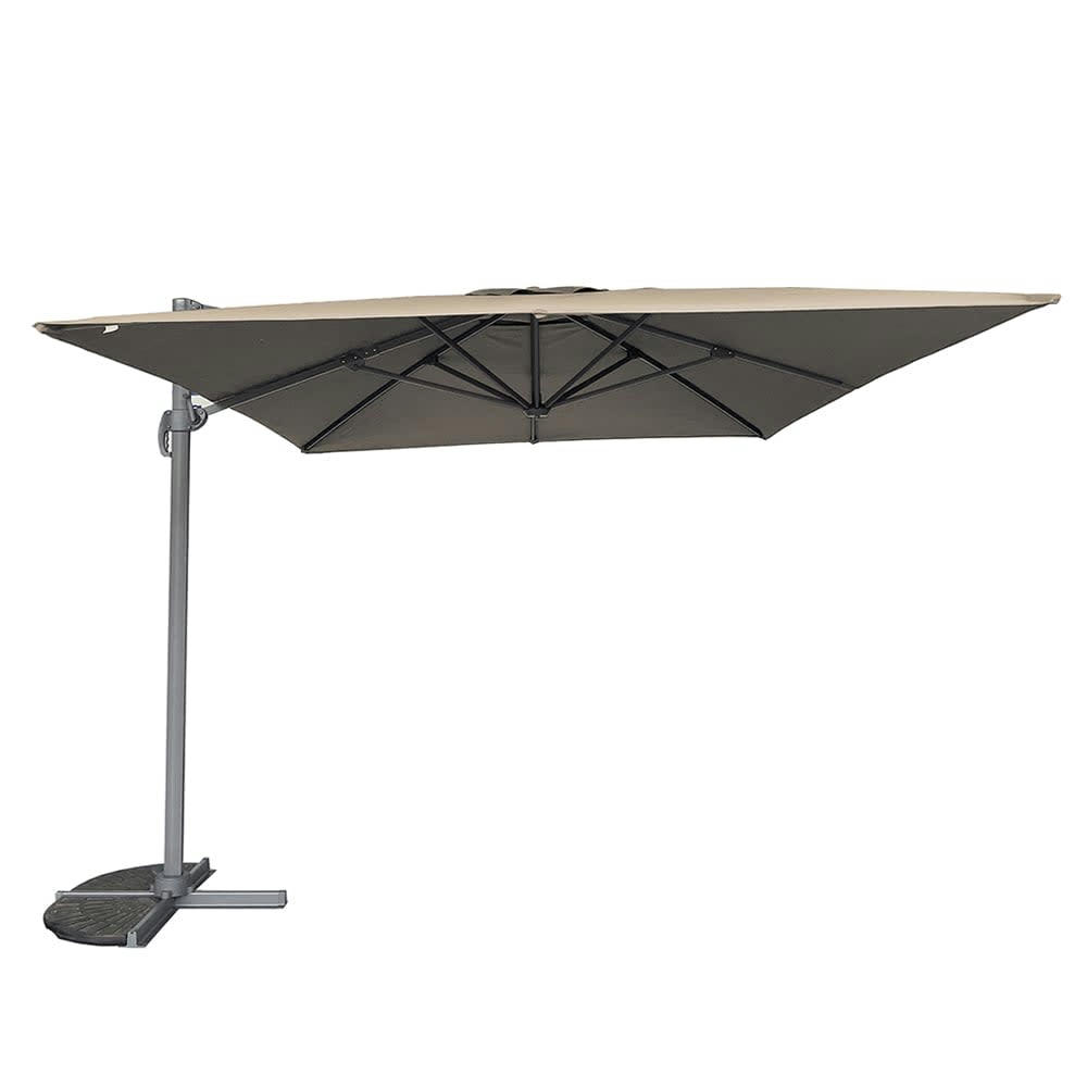 - Parasol déporté 4x3 m Taupe