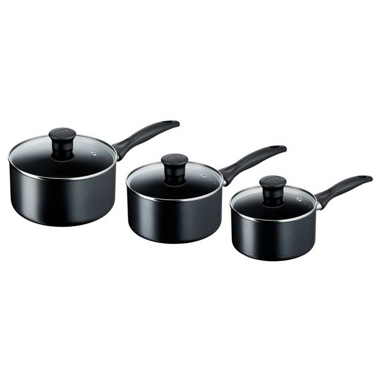 Tefal 3 Non stick AluminiumInduction Pan Set