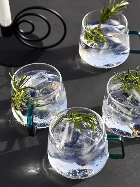 Krus ANDERS glas Ø13xH8cm 40cl assorteret