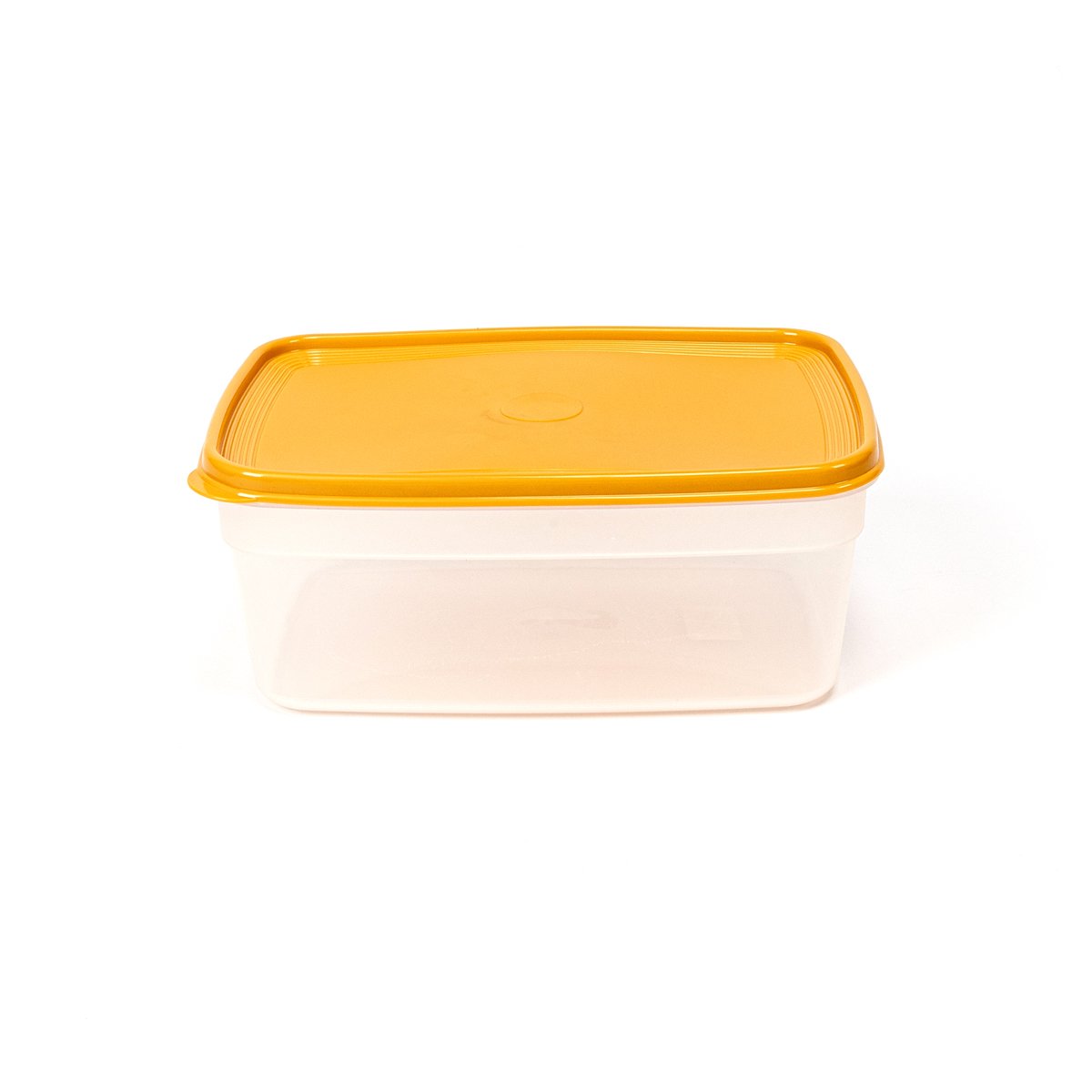 Caixa retangular com tampa amarela 4,5l