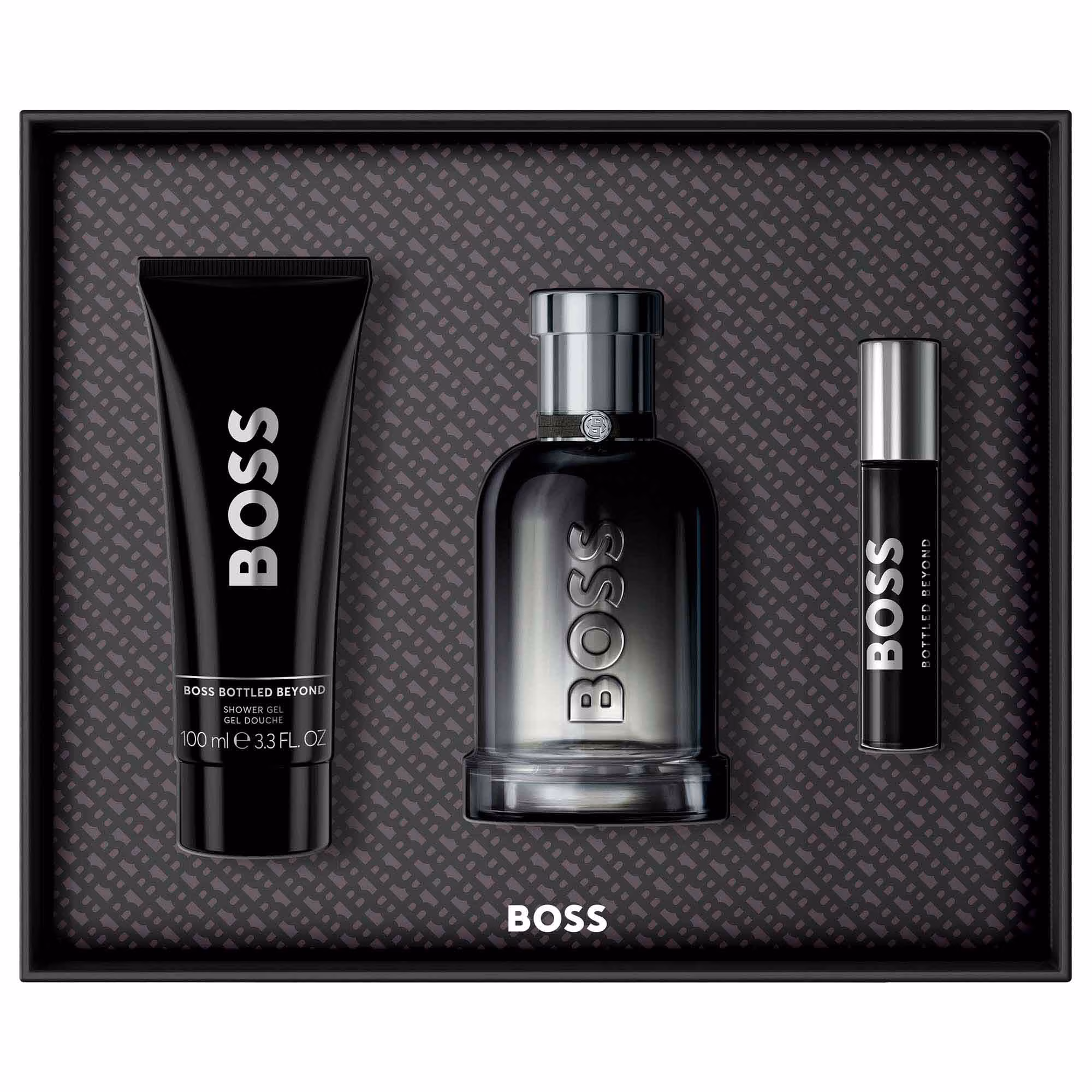 BOSS BOTTLED BEYONDCoffret eau de parfum + gel douche + miniature