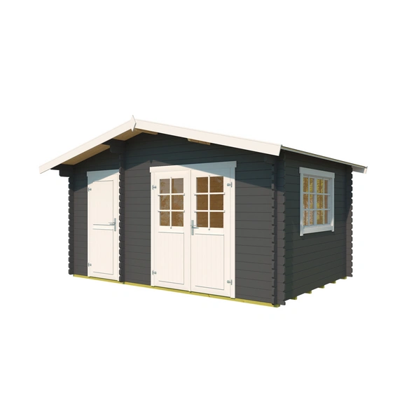 Gartenhaus »Keila«, BxHxT: 475,9 x 256,5 x 350 cm (Außenmaße inkl. Dachüberstand), Holz