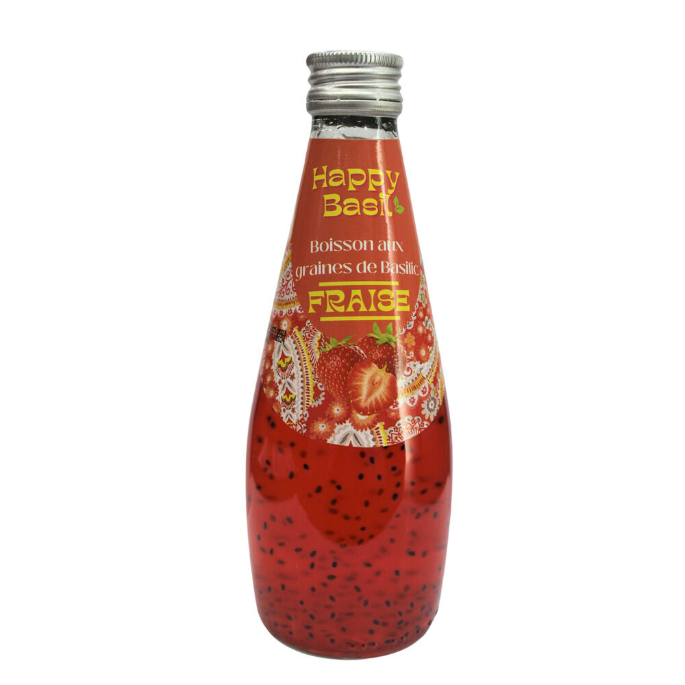 Boisson Happy Basil fraise 29cl