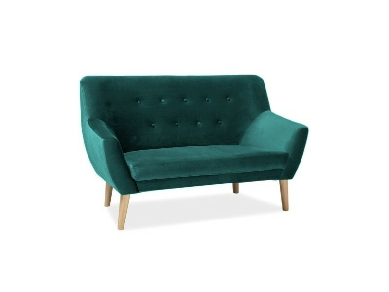 Sofa NORDIC 2 VELVET zielona