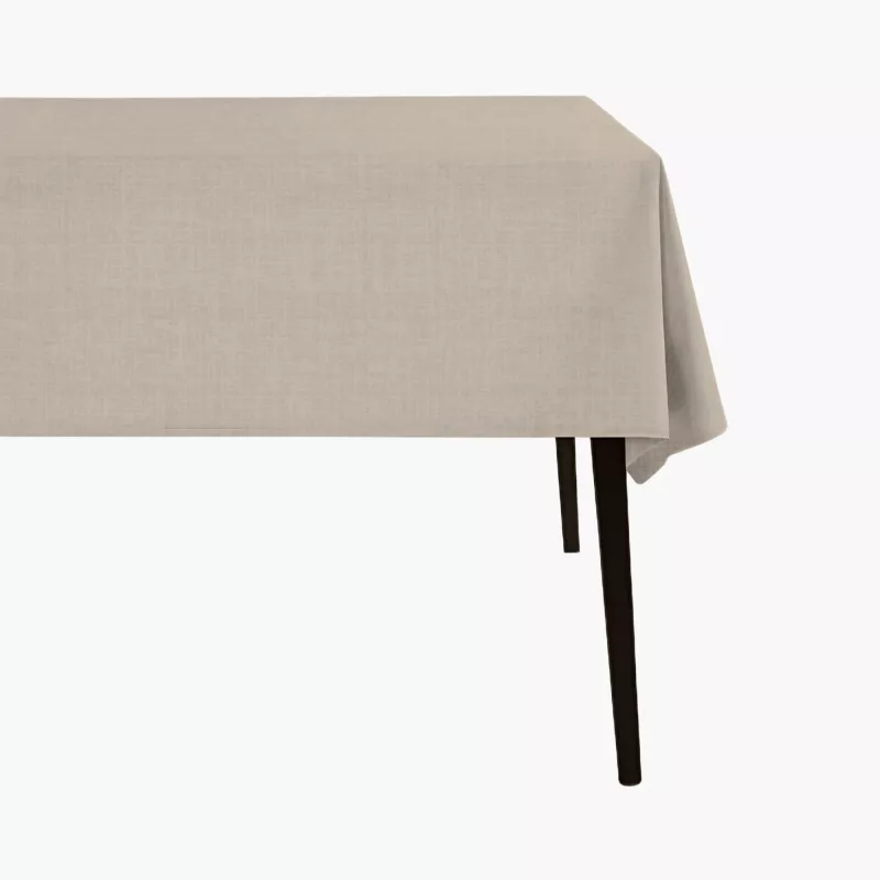 Obrus DUKA LYCKLIG 140x250 cm 100% len beżowy