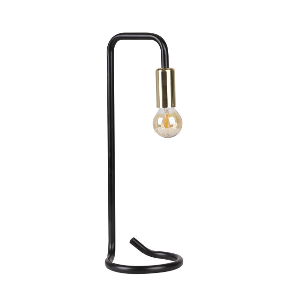 Lampa stołowa HERA czarno złota 1x40w e14