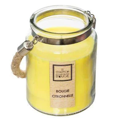 Świeca zapachowa odstraszająca komary, citronella, 500 g