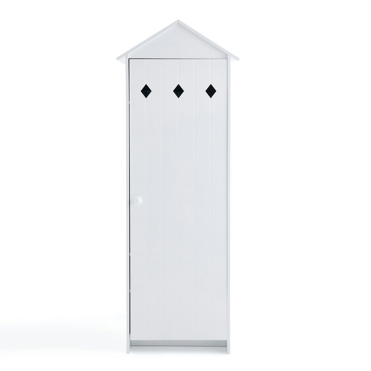 Armoire 1 porte en MDF laqué, Noa