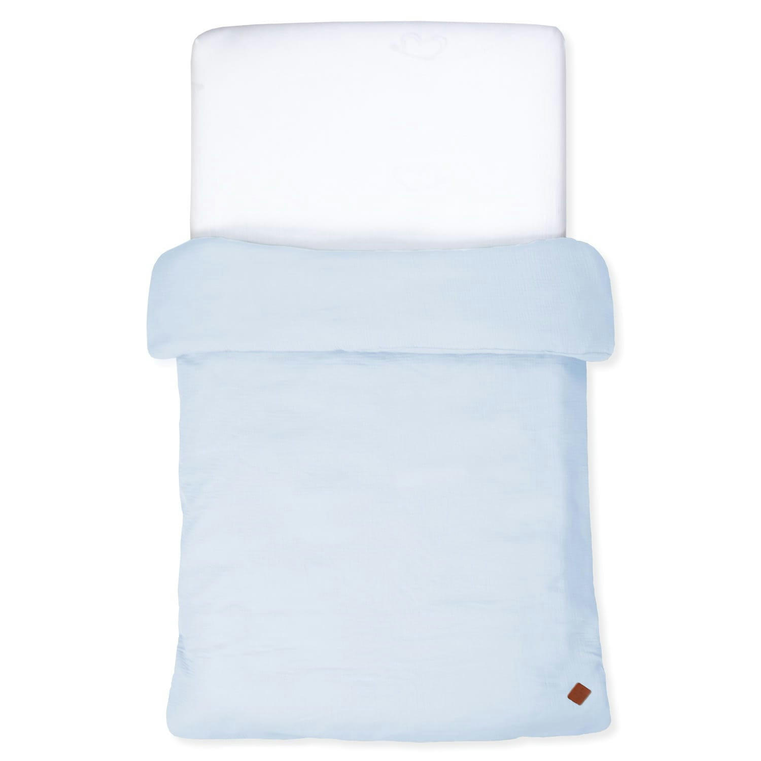 JEANNE - Housse de couette en gaze de coton  100x140cm