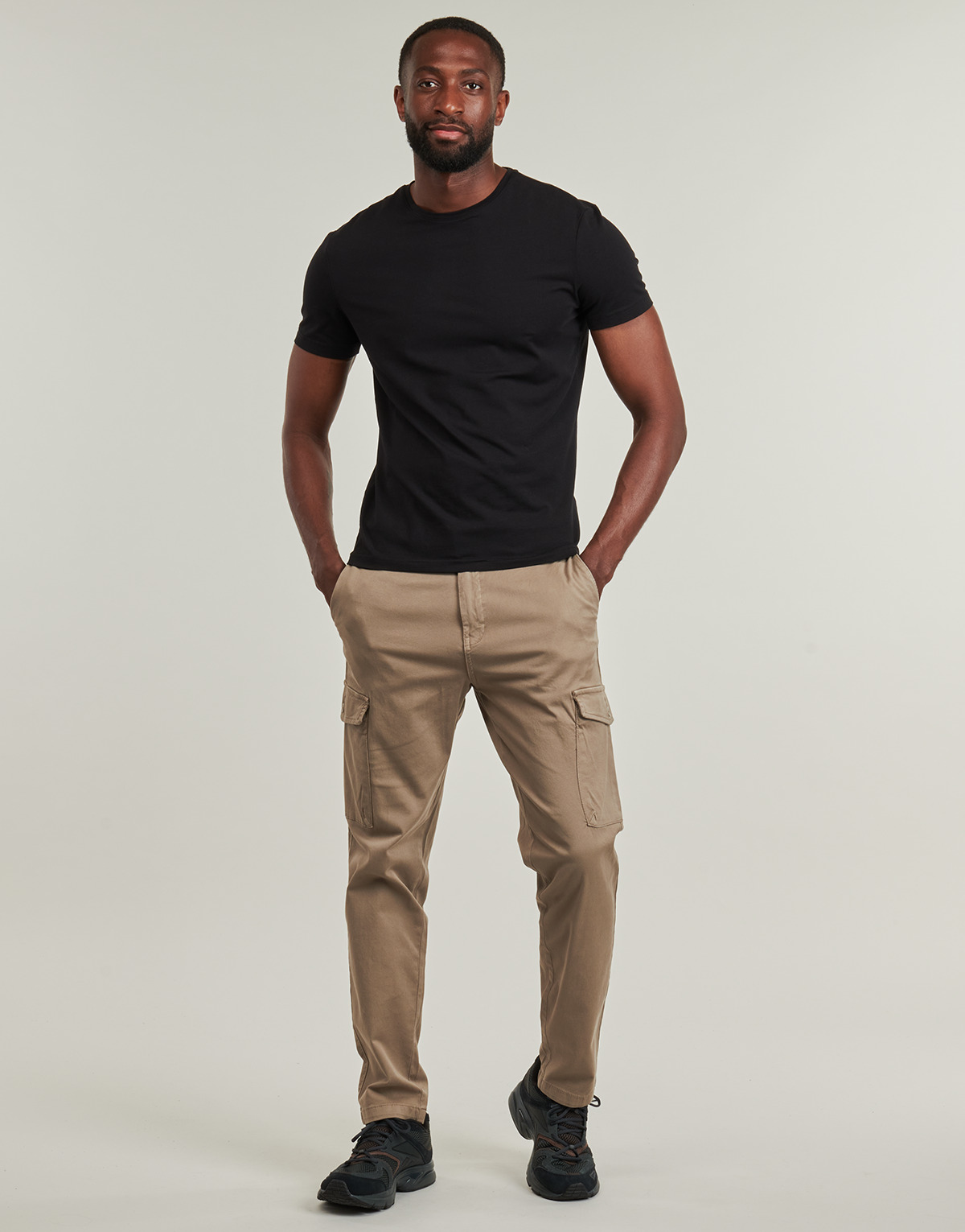 Jack & Jones - JPSTACE ARTHUR DOBBY CARGO - Beige