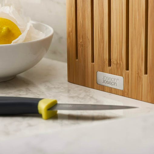 Joseph Joseph Elevate 5 Piece Kitchen Knife Set with Bamboo Block 10300