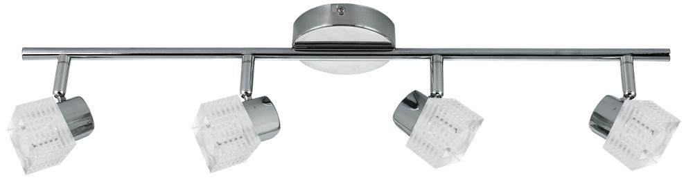 Lampa sufitowa chromowana bezbarwny MALACHIT 4xG9x40W Candellux