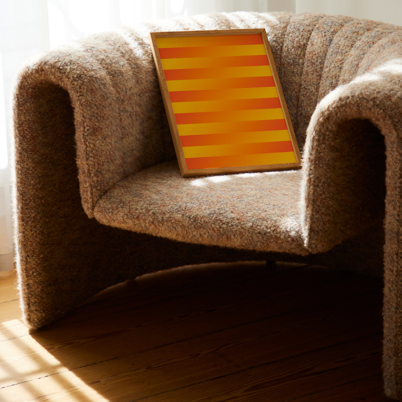 Paper Collective Absorb 05 Poster 30 x 40 cm - Yellow / Orange