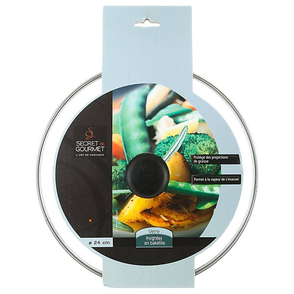 Couvercle en verre 24 cm - 5Five
