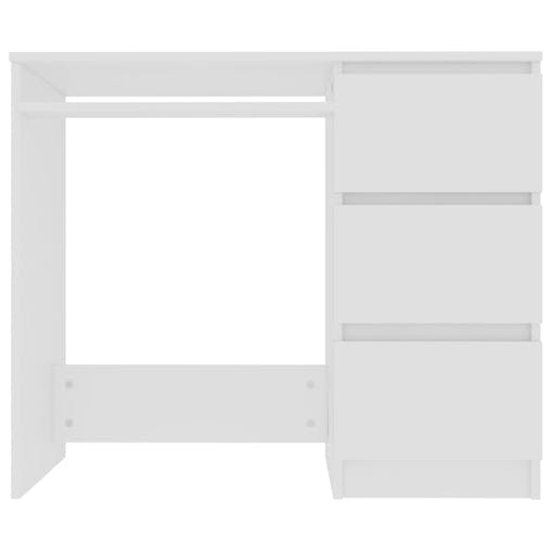 NNEVL Desk White 90x45x76 cm Chipboard