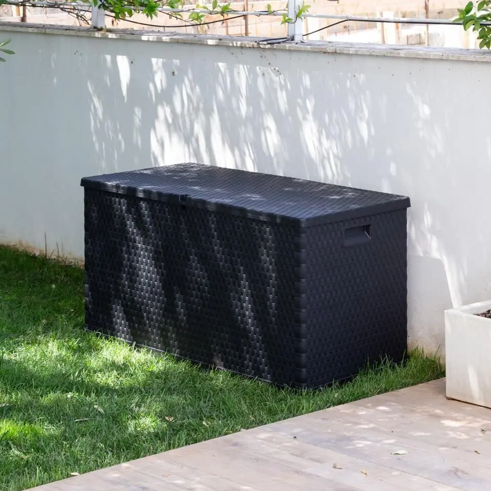 Toomax Rattan opbergbox - 420L - antraciet