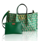 Valentino Embroidered Canvas Crossbody