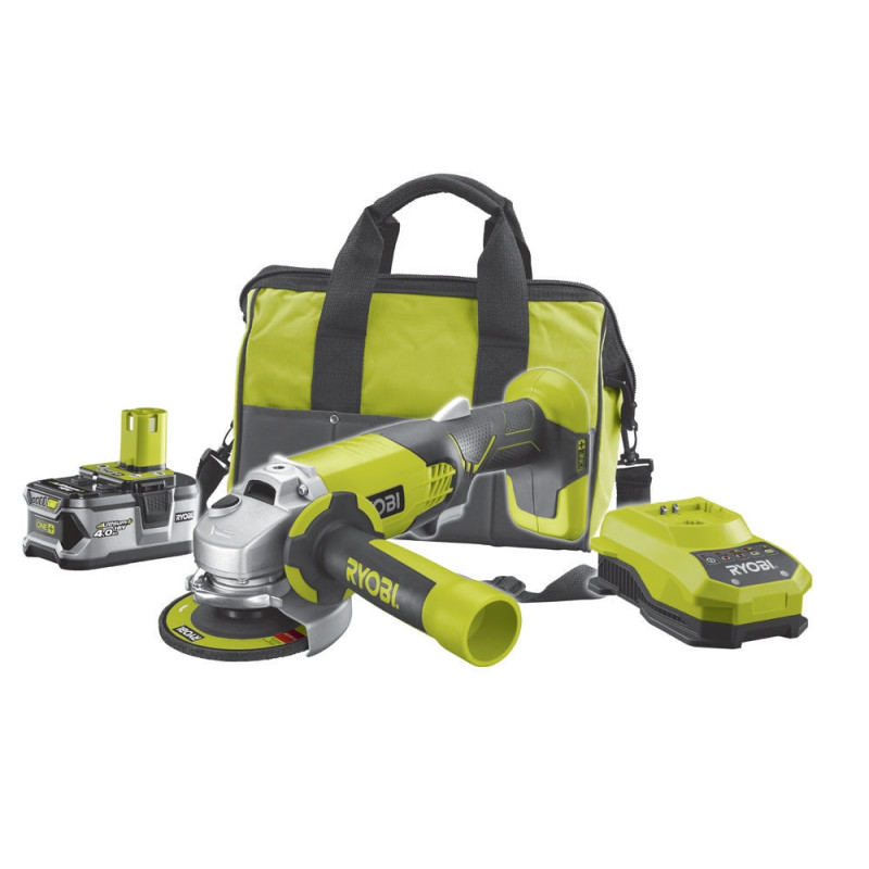 Meuleuse d'angle sur batterie R18AG-L40S One  18 V RYOBI
